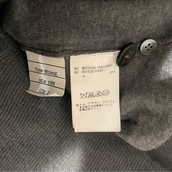 THOM BROWNE Intarsia Dog Cardigan - Picture 5 of 6